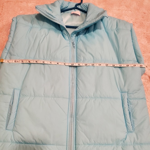 Going Upstate Oversized Puffer Vest - Blue, great condition, size XS - Picture 3 of 12